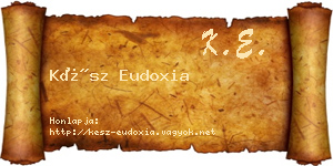 Kész Eudoxia névjegykártya